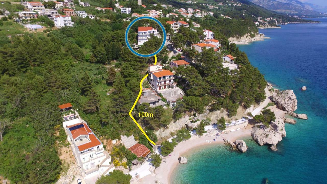 Sea View Apartment Gin Brela Buitenkant foto